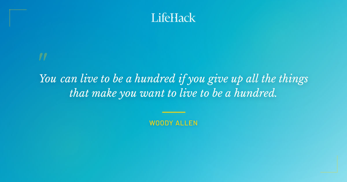 Quote by Woody Allen