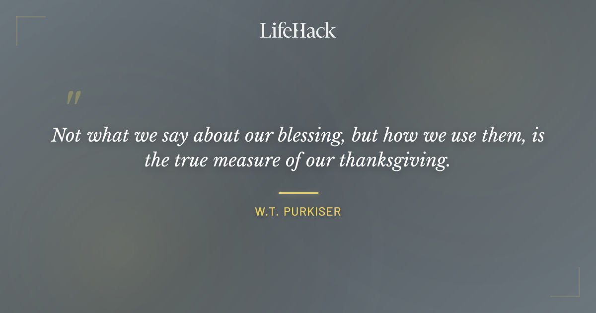 Quote by W.T. Purkiser