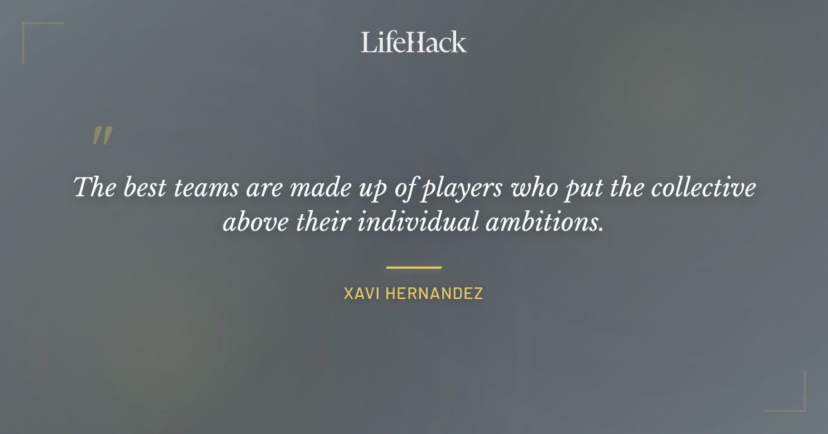 Quote by Xavi Hernandez