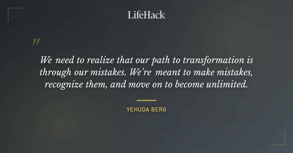 Quote by Yehuda Berg