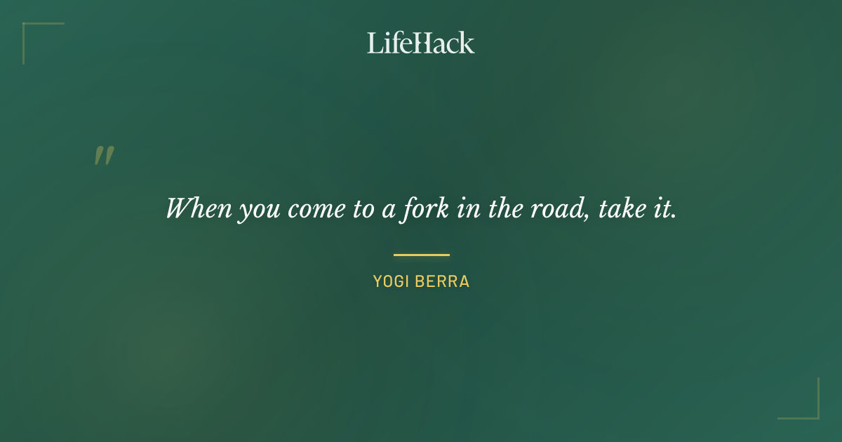 Quote by Yogi Berra