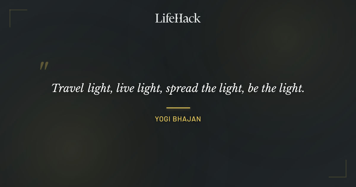 Quote by Yogi Bhajan