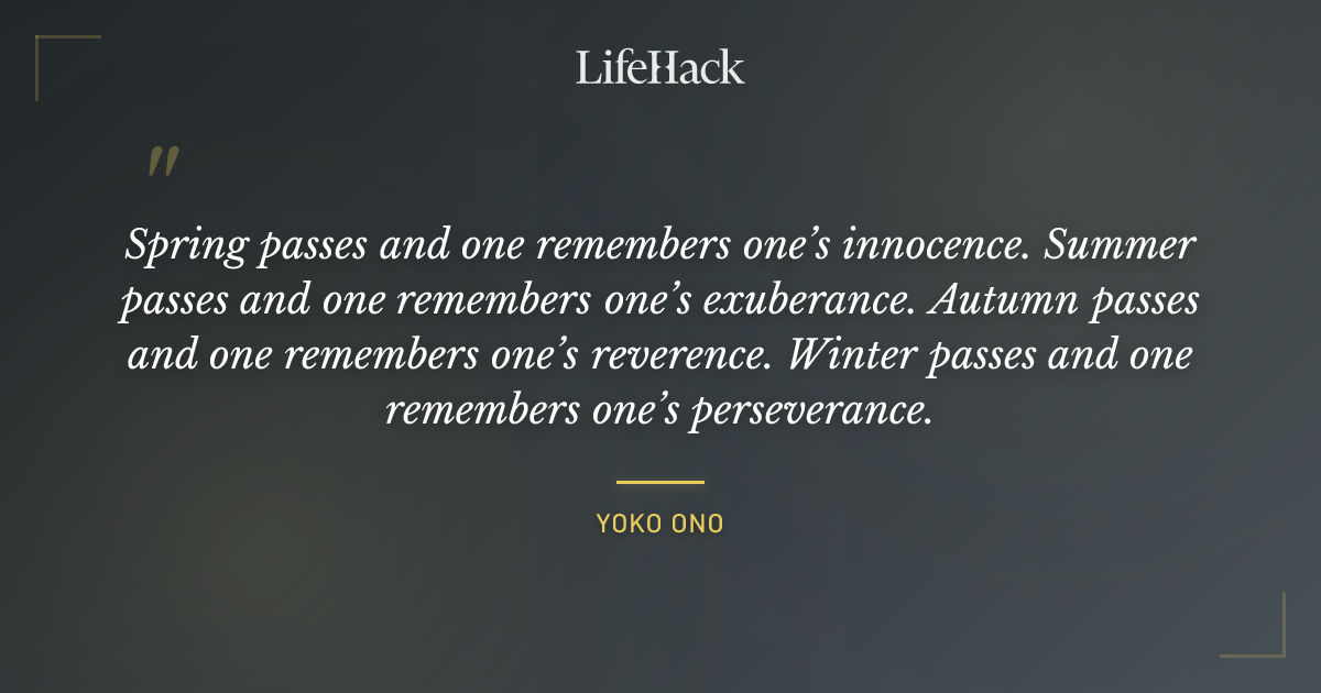 Quote by Yoko Ono