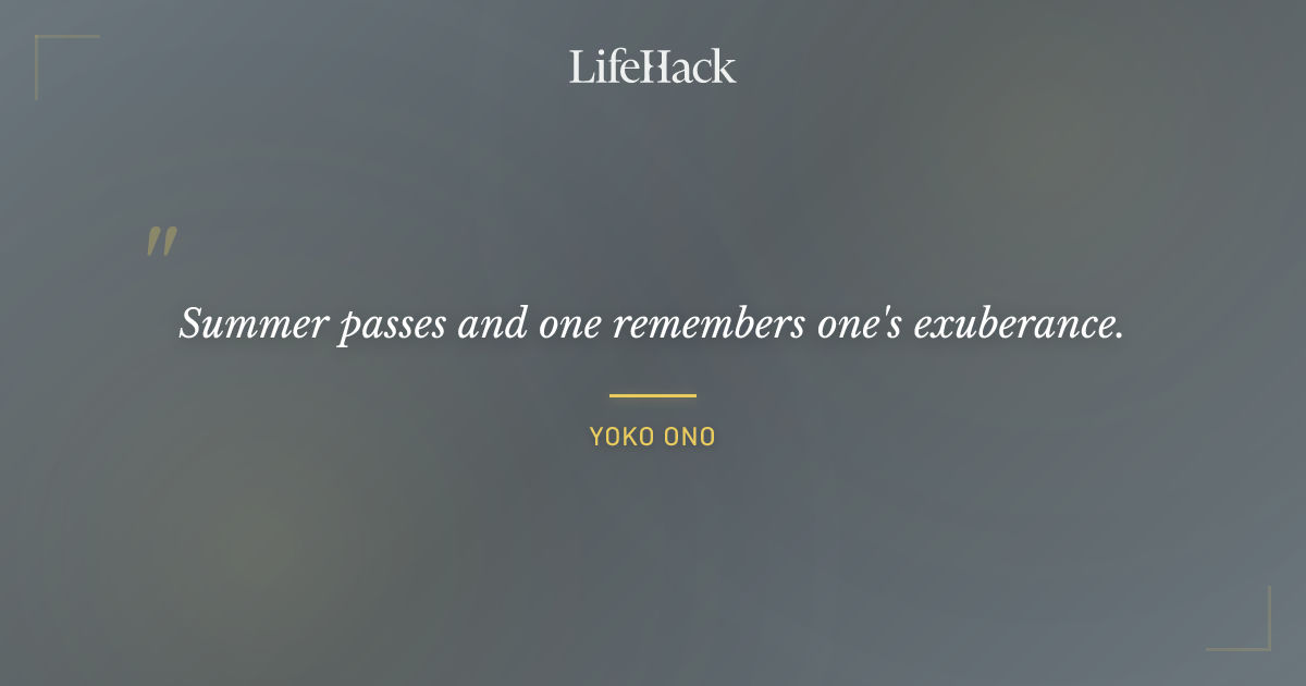 Quote by Yoko Ono