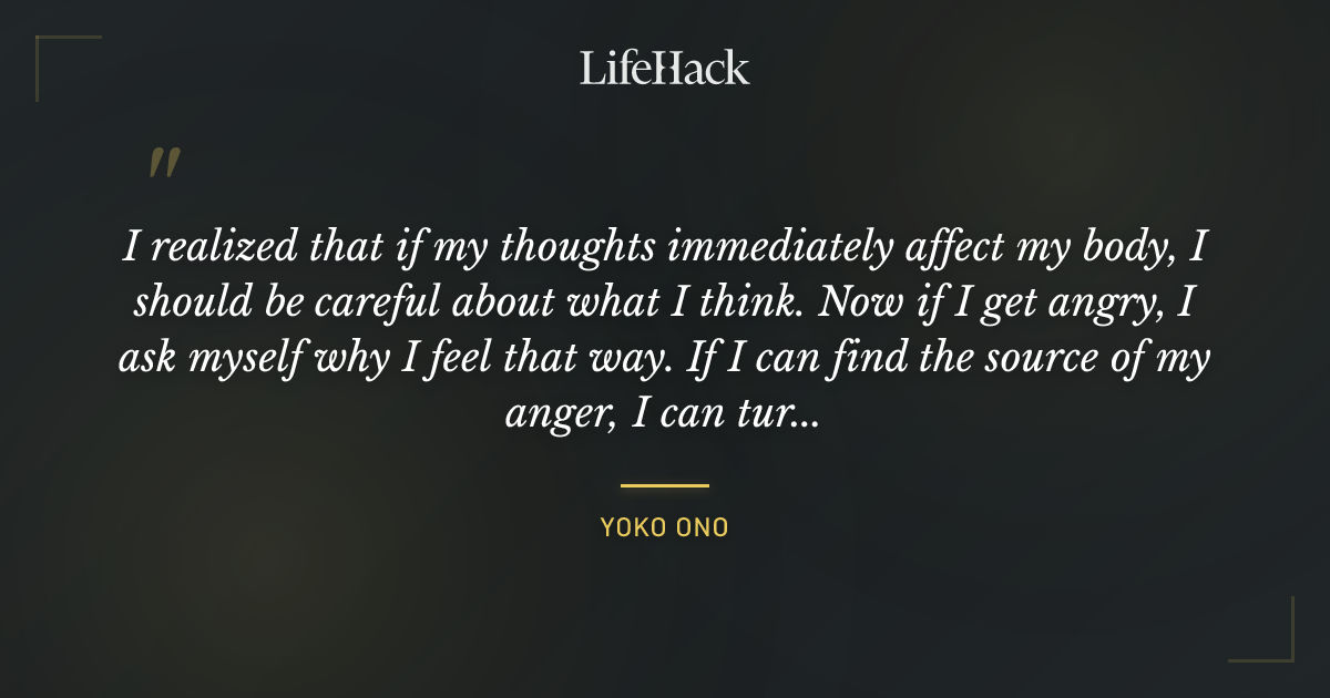 Quote by Yoko Ono