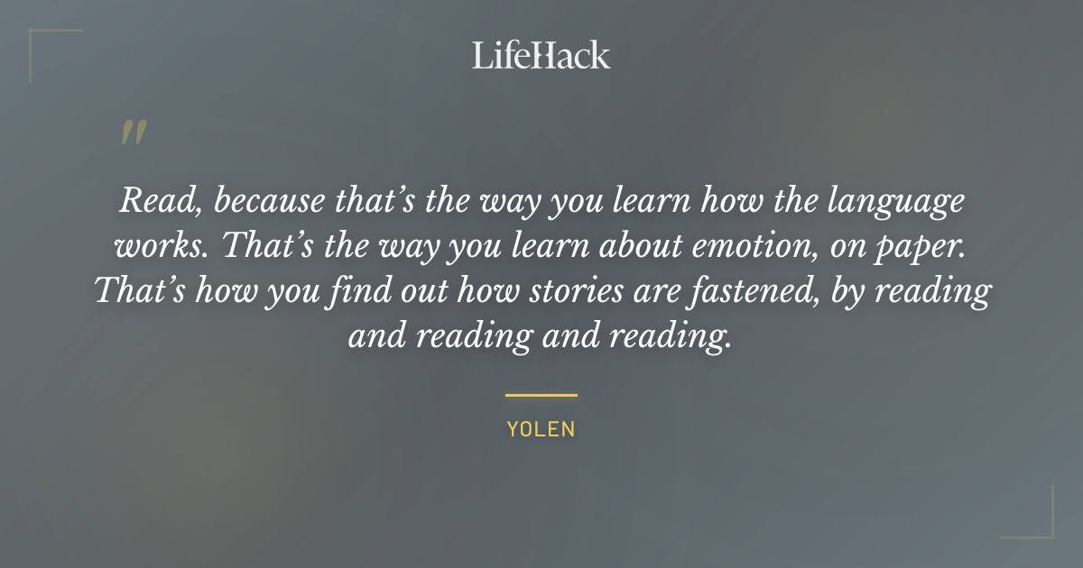 Quote by Yolen