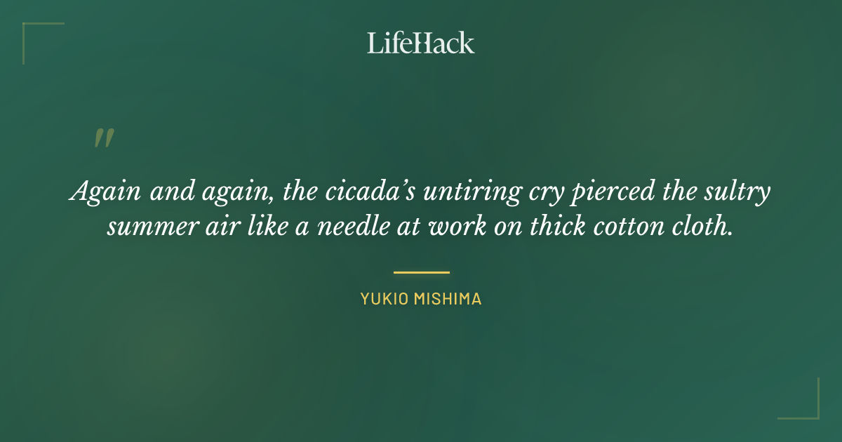 Quote by Yukio Mishima