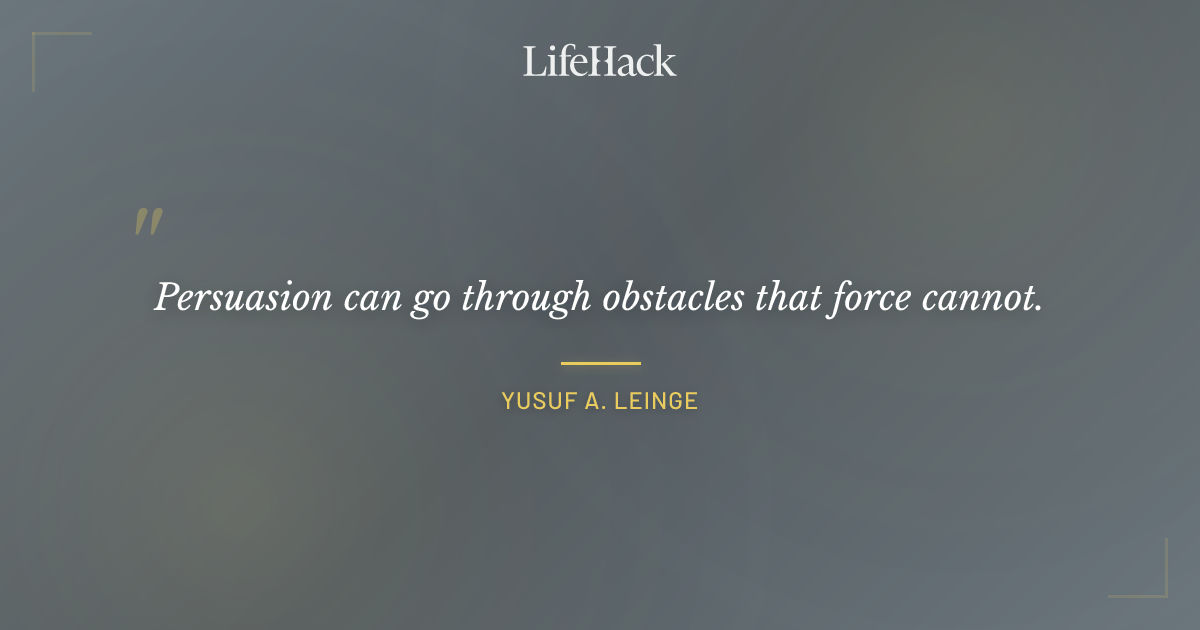 Quote by Yusuf A. Leinge