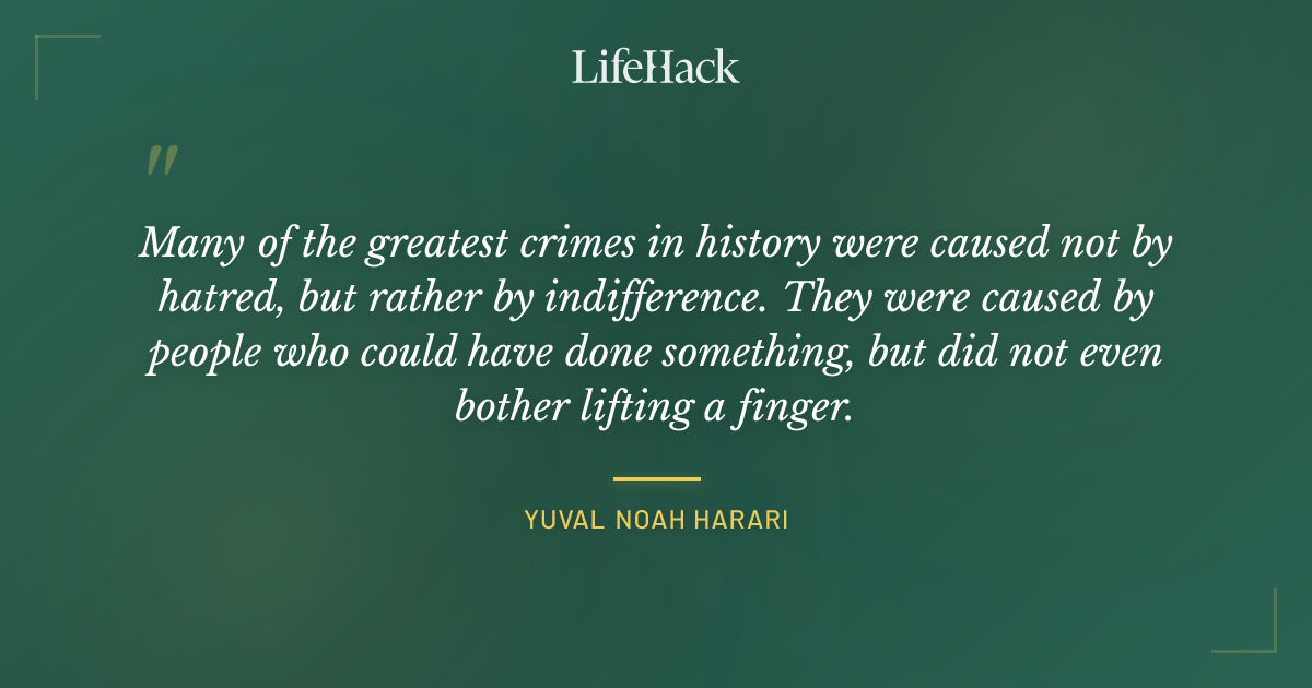 Quote by Yuval Noah Harari