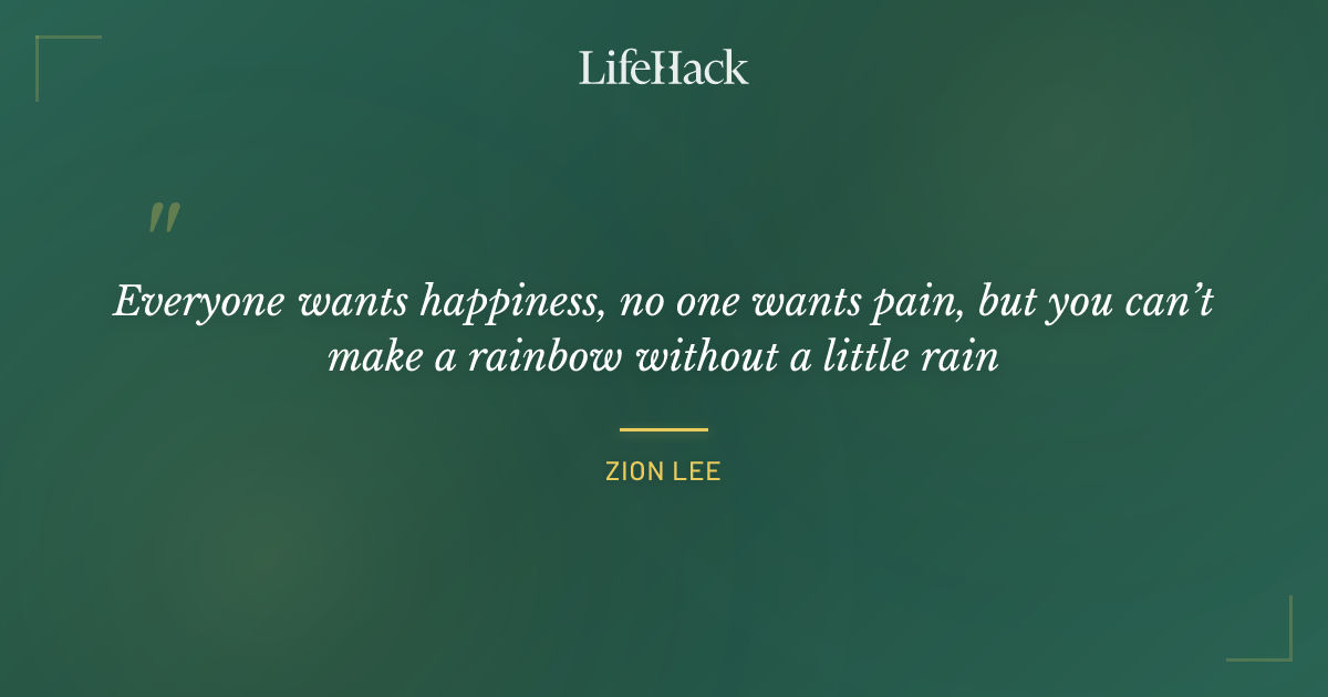 Quote by Zion Lee